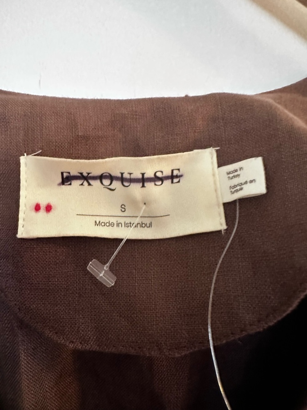 Anthropologie The Tobie Linen Pleated Mini Shirt Dress by Exquise - Picture 10 of 10